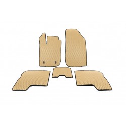 Коврики EVA (Бежевый) для Renault Logan II 2013-2022 гг