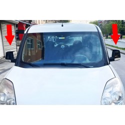 Накладки на зеркала BMW-Style (2 шт) для Opel Combo 2012-2018 гг