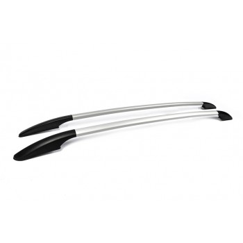 Рейлинги OmsaLine Solid (2 шт, серые) для Peugeot 3008 2016-2023 гг
