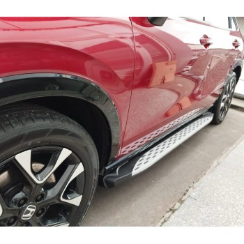 Бокові пороги Shining V1 (2 шт., Алюміній) для Honda HR-V 2021- рр