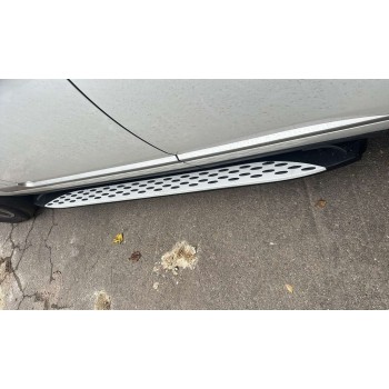 Бокові пороги Shining V1 (2 шт., Алюміній) для Range Rover IV L405 2013-2021 рр