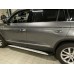 Бокові пороги Shining V1 (2 шт., Алюміній) для Skoda Kodiaq 2016-2023 рр