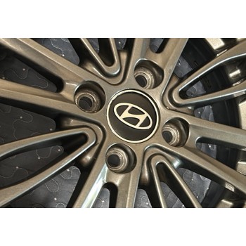 Ковпачки диски чорні hyun60tur-bl (59мм на 55мм, 4 шт) для Тюнінг Hyundai