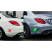Комплект обвесов с диффузором V2 (дизайн C63 AMG) для Mercedes C-сlass W205 2014-2021 гг