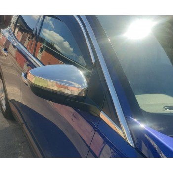 Накладки на дзеркала (2 шт, нерж.) для Opel Grandland X