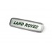 Шильдик алюмінієвий для килимків (1шт) для Тюнінг LandRover Range Rover