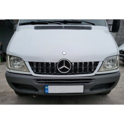 Передняя решетка GT Chrome Eco (CDI, 2002-2006 гг.) для Mercedes Sprinter W901/902/903/904/905