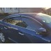 Ветровики с хромом (4 шт, Niken) для Renault Fluence 2009-2016 гг