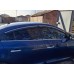 Ветровики с хромом (4 шт, Niken) для Renault Fluence 2009-2016 гг