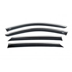 Ветровики с хромом (4 шт, Niken) для Opel Astra L 2022- гг