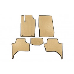 Коврики EVA (Бежевый) для Mitsubishi L200 2015-2024 гг
