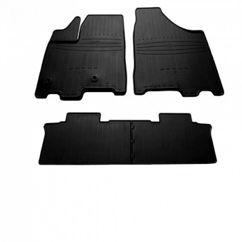 Коврики Stingray (6-7 мест, 4 шт) для Toyota Sienna 2010-2020 гг