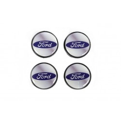 Ковпачки на диски 53/51мм сірі frd5351g (4 шт) для Тюнінг Ford