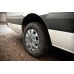 Колпаки серые ABS (1-катковый, 4 шт) для Volkswagen Crafter 2006-2016 гг