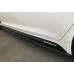 Бокові пороги DPT V-1 (чорний глянець) для BMW 5 серія F-10/11/07 2010-2016 рр