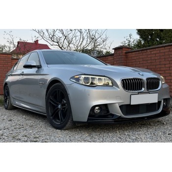 Бокові пороги DPT V-1 (чорний глянець) для BMW 5 серія F-10/11/07 2010-2016 рр