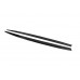 Боковые пороги DPT V-1 (черный глянец) для BMW 3 серия F-30/31/34 2012-2019 гг