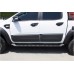 Бокові пороги Dakar V1 без LED (2019-2025 , 2 шт, метал) для Mitsubishi L200 рр