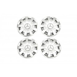 Колпаки серые ABS (1-катковый, 4 шт) для Mercedes Sprinter W907/W910 2018- гг