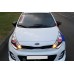 Накладки на дзеркала BMW-Style (З поворотом, 2 шт) для Kia Rio 2012-2017 рр
