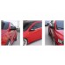 Накладки на дзеркала BMW-Style (2 шт) для Mitsubishi Lancer X 2008- рр