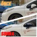 Накладки на дзеркала BMW-Style (2 шт) для Peugeot 207