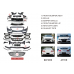 Комплект обвесов с диффузором для Coupe (дизайн C63 AM 2019) для Mercedes C-сlass W205 2014-2021 гг