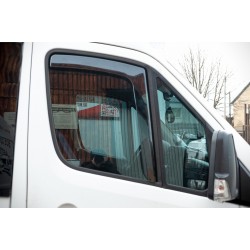 Ветровики вставные (полупрозрачные, 2 шт., Cagatay) для Mercedes Sprinter W906 2006-2018 гг