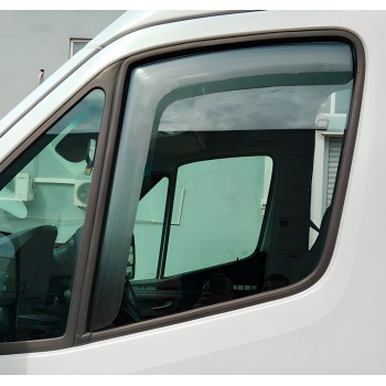 Ветровики вставные (полупрозрачные, 2 шт., Cagatay) для Mercedes Sprinter W907/W910 2018- гг