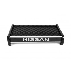 Полка на панель (2001-2010, Черная с черной нитью) для Nissan Primastar