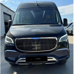 Передний бампер с решеткой (Maybach) для Mercedes Sprinter W907/W910 2018- гг