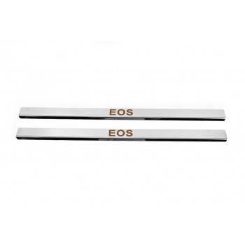 Накладка на пороги Carmos (2 шт, нерж) для Volkswagen EOS 2011-2016 рр