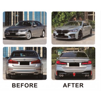 Комплект рестайлінгу з капотом і крилами (в M5 Competition 2021 рік) для BMW 5 серія G30/31 2017-2023 рр