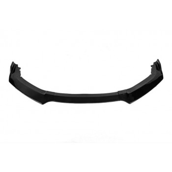 Передня Lip накладка DPT V-1 (ABS, чорний глянець) для Honda Civic Sedan X 2016-2021 рр