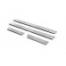 Накладки на пороги Carmos V3 (4 шт, нерж.) для Mitsubishi Lancer 9 2004-2008 рр