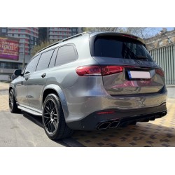 Задній дифузор з насадками BlackEdition (дизайн GLS63) для Mercedes GLS X167