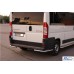 Задние уголки AK003 (2 шт, нерж) для Opel Movano 2021- гг