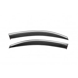 Ветровики с хромом Niken Luxury (2 шт) для Volkswagen Caddy 2004-2010 гг
