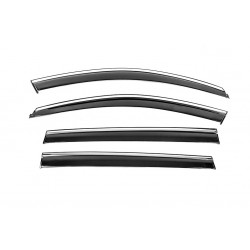 Ветровики с хромом Niken Luxury (SW, 4 шт) для Skoda Octavia III A7 2013-2019 гг