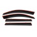 Ветровики с хромом Niken Luxury (4 шт, Long) для Toyota Rav 4 2006-2013 гг