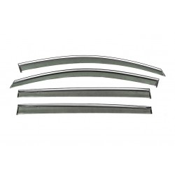 Ветровики с хромом Niken Luxury (4 шт) для Volkswagen Touran 2003-2010 гг