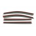 Ветровики с хромом Niken Luxury (4 шт) для Volkswagen Touran 2003-2010 гг
