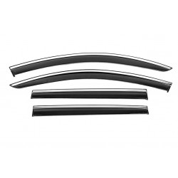 Ветровики с хромом Niken Luxury (SW, 4 шт) для Volkswagen Passat B7 2012-2015 гг