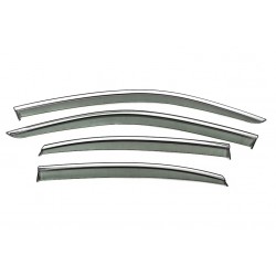Ветровики с хромом Niken Luxury (4 шт) для Volkswagen Passat B9 2023- гг
