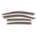Ветровики с хромом Niken Luxury (4 шт) для Volkswagen Passat B9 2023- гг