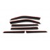 Ветровики с хромом Niken Luxury (6 шт) для Toyota Land Cruiser 200