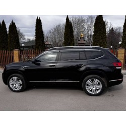 Ветровики с хромом Niken Luxury (6 шт) для Volkswagen Atlas (Terramont)