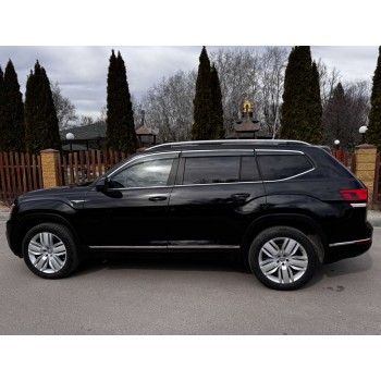 Ветровики с хромом Niken Luxury (6 шт) для Volkswagen Atlas (Terramont)