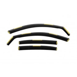 Ветровики вставные Niken Luxury (SD, 4 шт) для Skoda Octavia II A5 2006-2010 гг