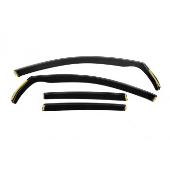 Ветровики вставные Niken Luxury (HB, 4 шт) для Volkswagen Golf 6